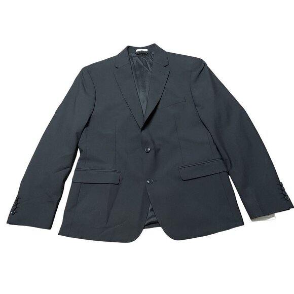 Bar III Men's Black Slim Fit Wool Blend Suit Jacket - Picture 4 of 8